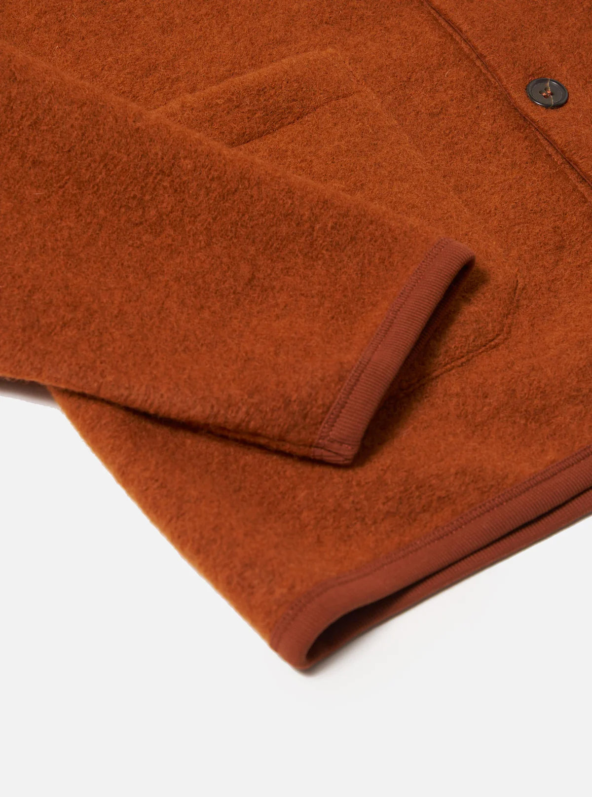 Universal Works Cardigan Wool Fleece Rust