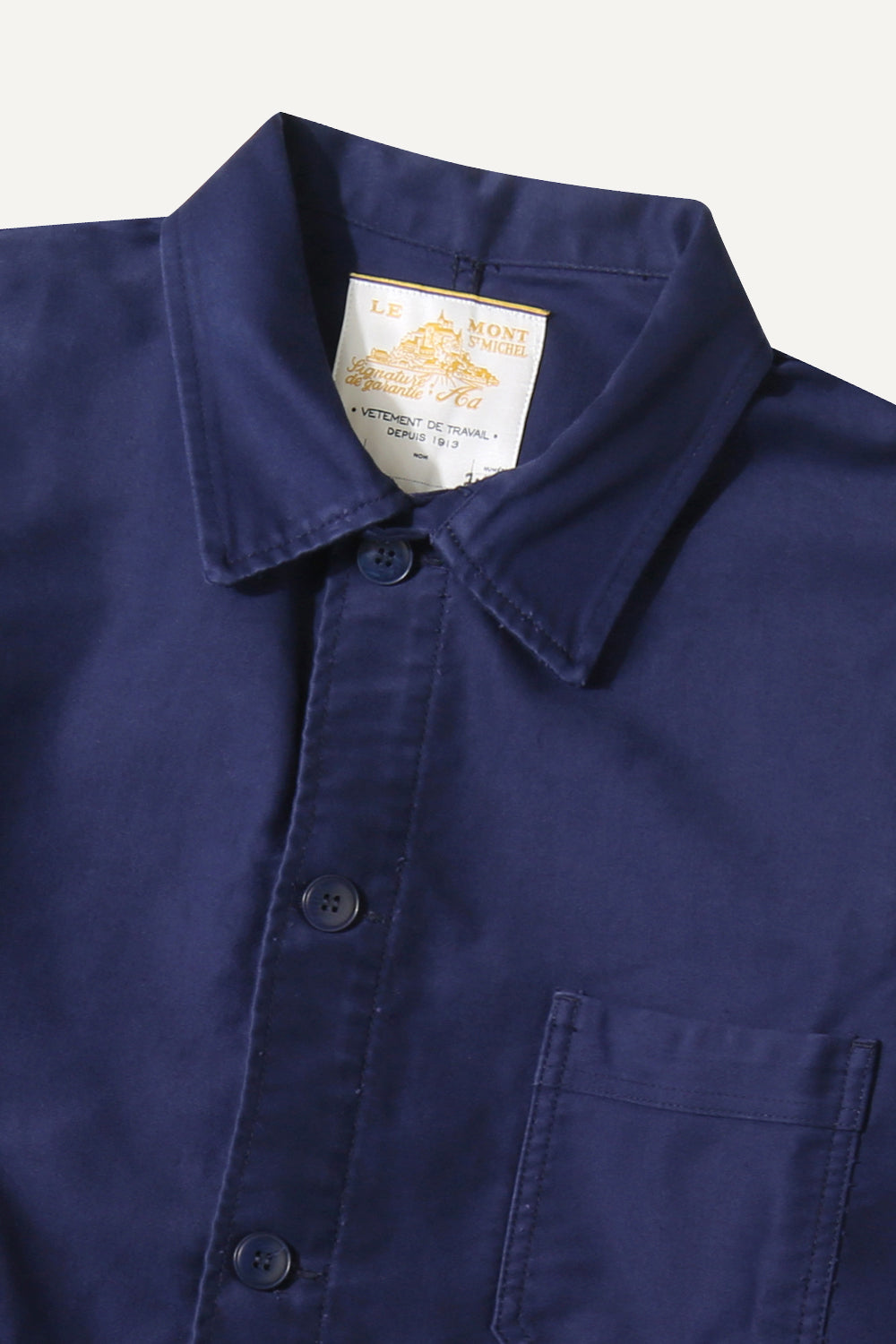 Le Mont St. Michel Moleskine Work Jacket Blue