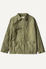 Le Mont St. Michel Moleskine Vintage Washed Work Jacket Kaki