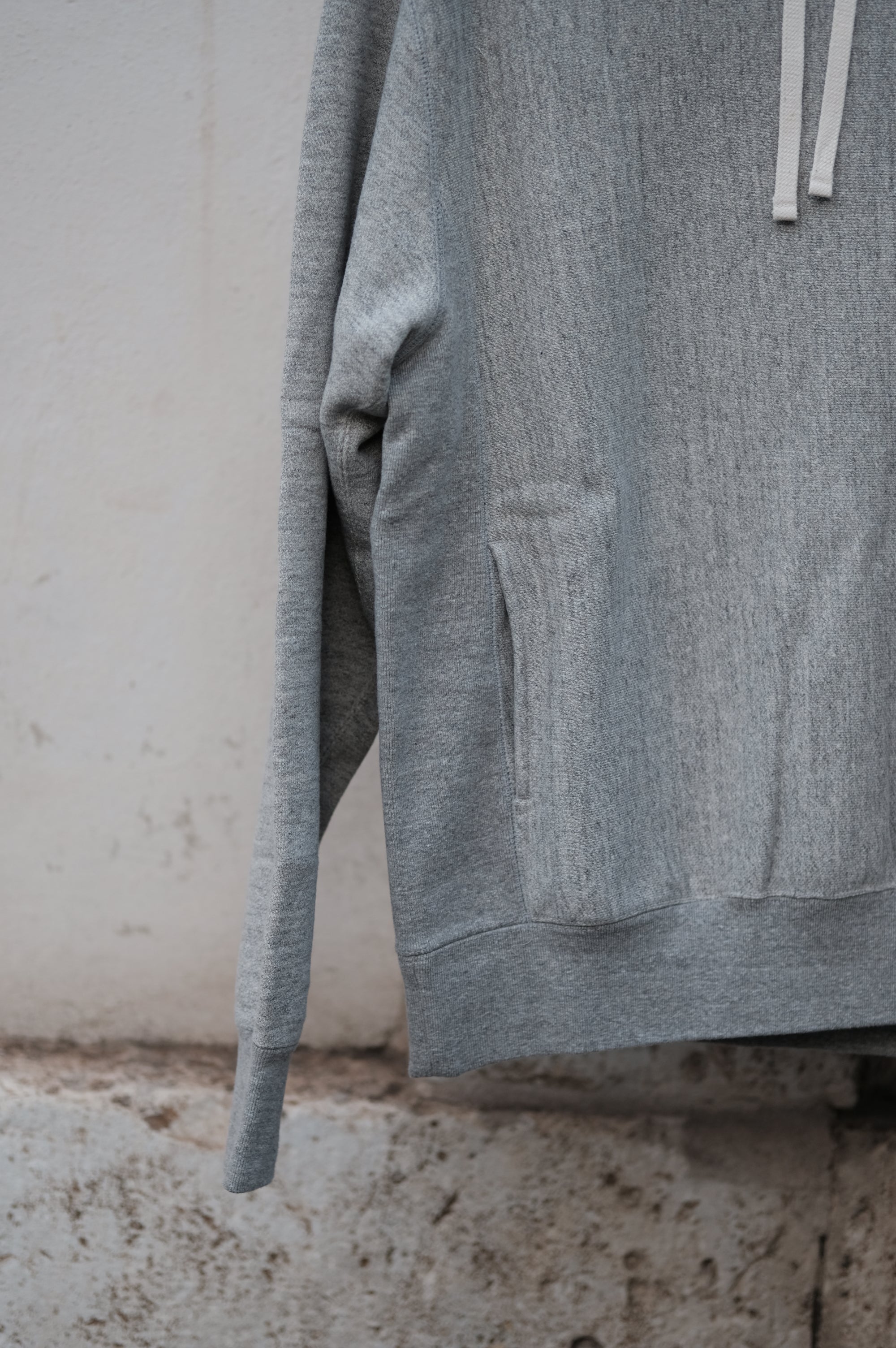 Felco NYC Inverse Weave Hooded 16oz Weight Terry Twisted Grey