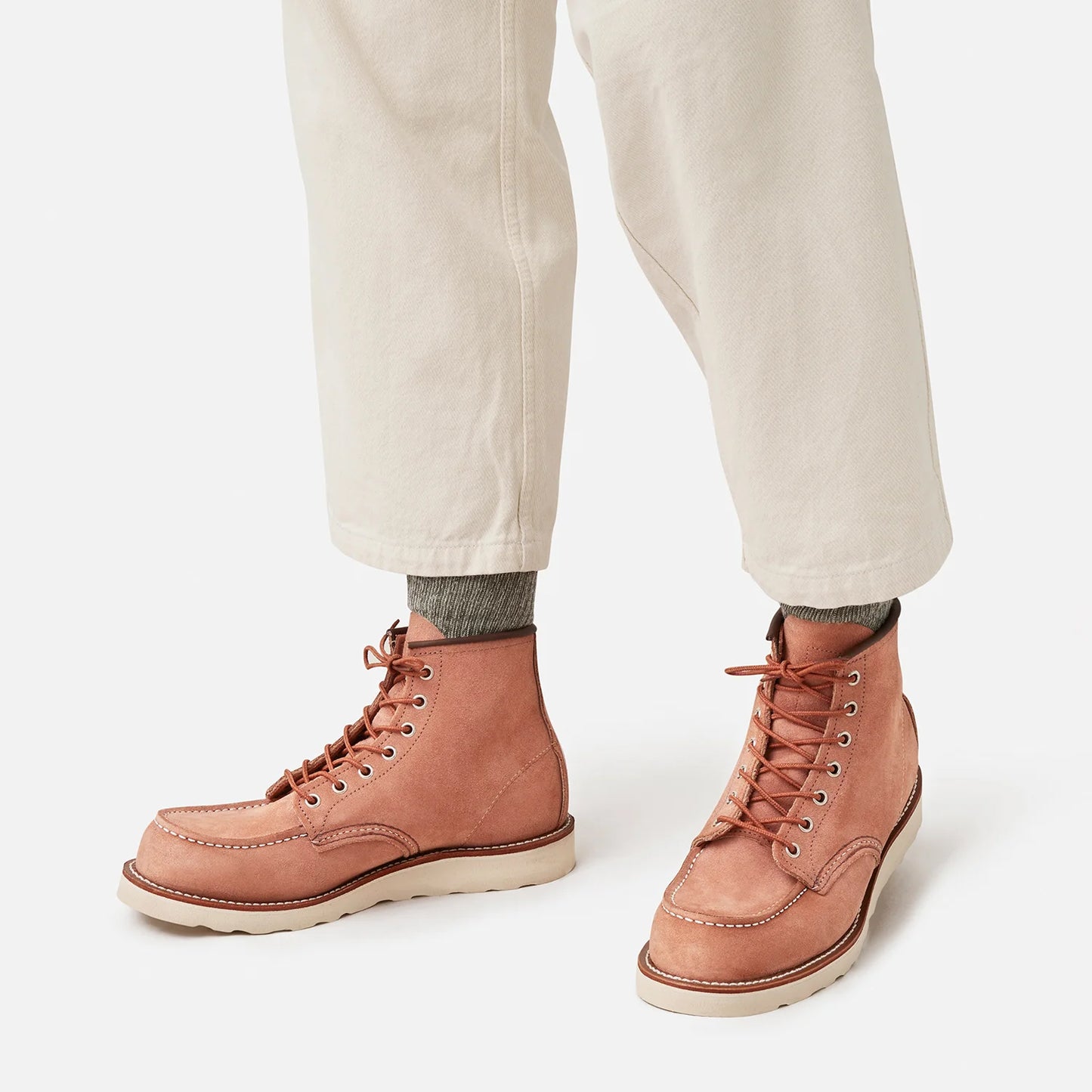 Red Wing  Classic Moc  Dusty Rose 8208