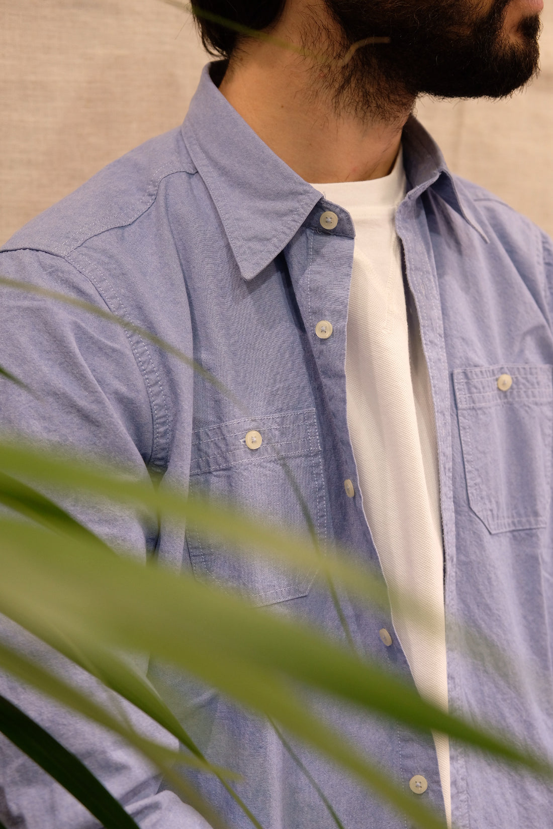 Gaffi & Co. Camicia Plage Light Chambray