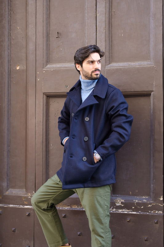 Chesapeake's Wool Peacoat Navy Blue