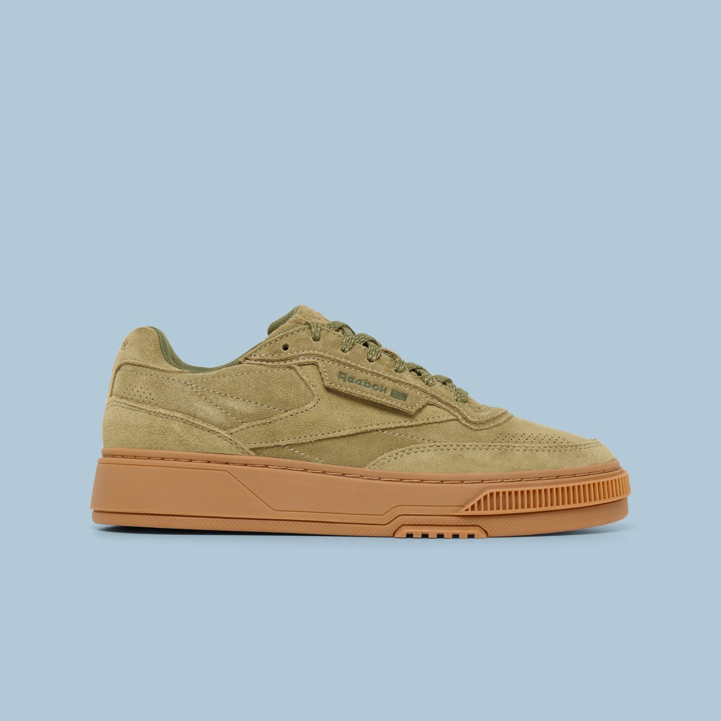Reebok Club C Ltd Suede Olive Green
