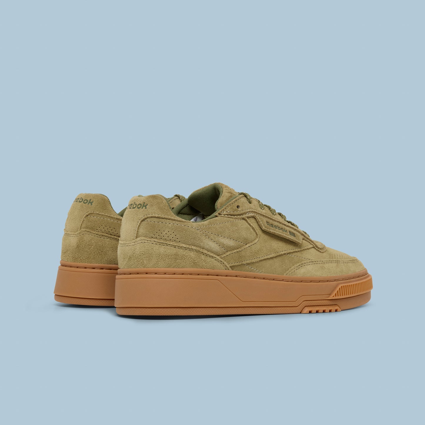Reebok Club C Ltd Suede Olive Green