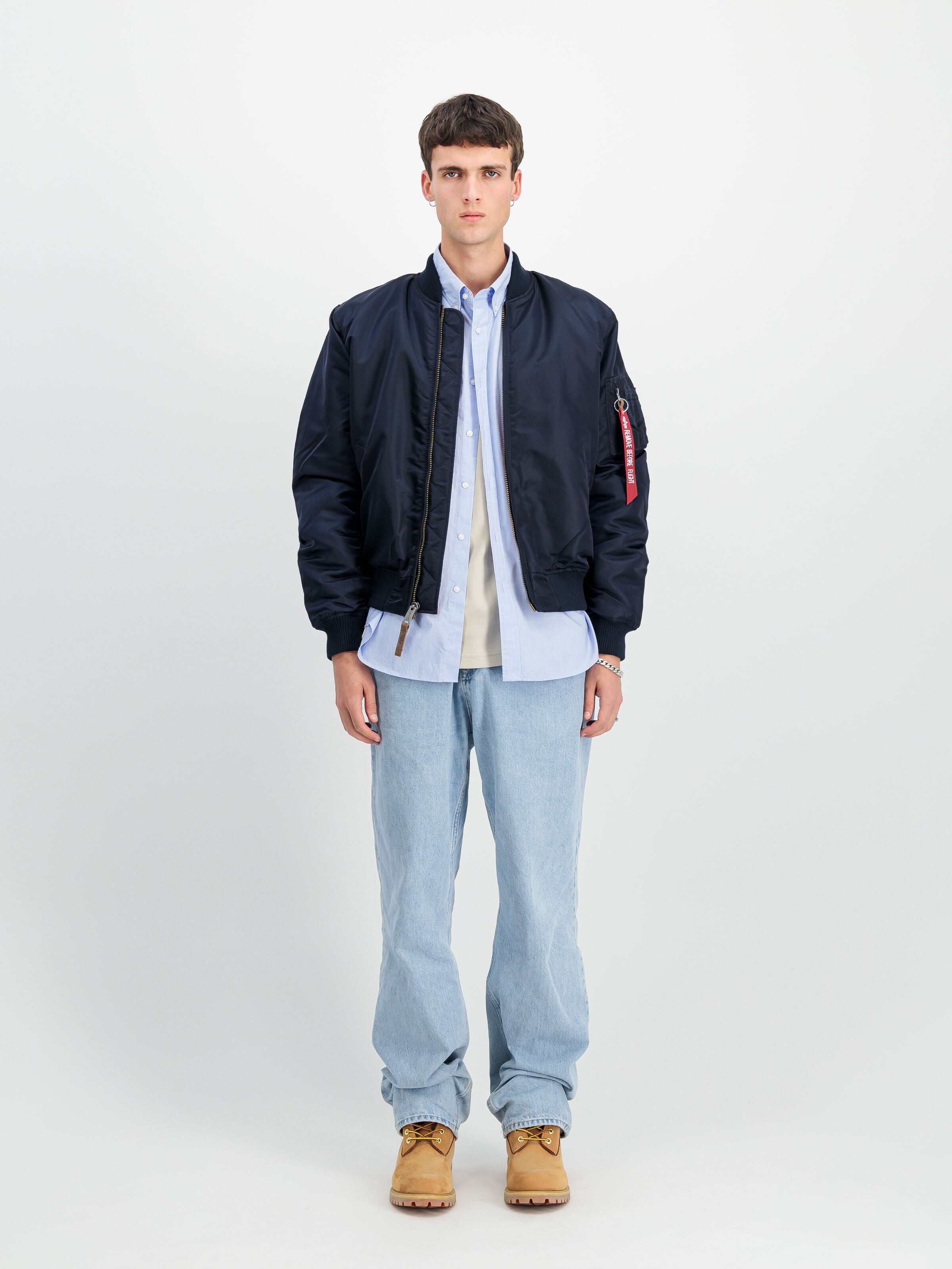 Alpha Industries Bomber MA-1 VF 59 Blue Slim Fit