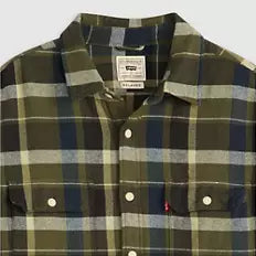 Levi's Jackson Worker Medina Plaid Deep