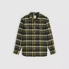 Levi's Jackson Worker Medina Plaid Deep