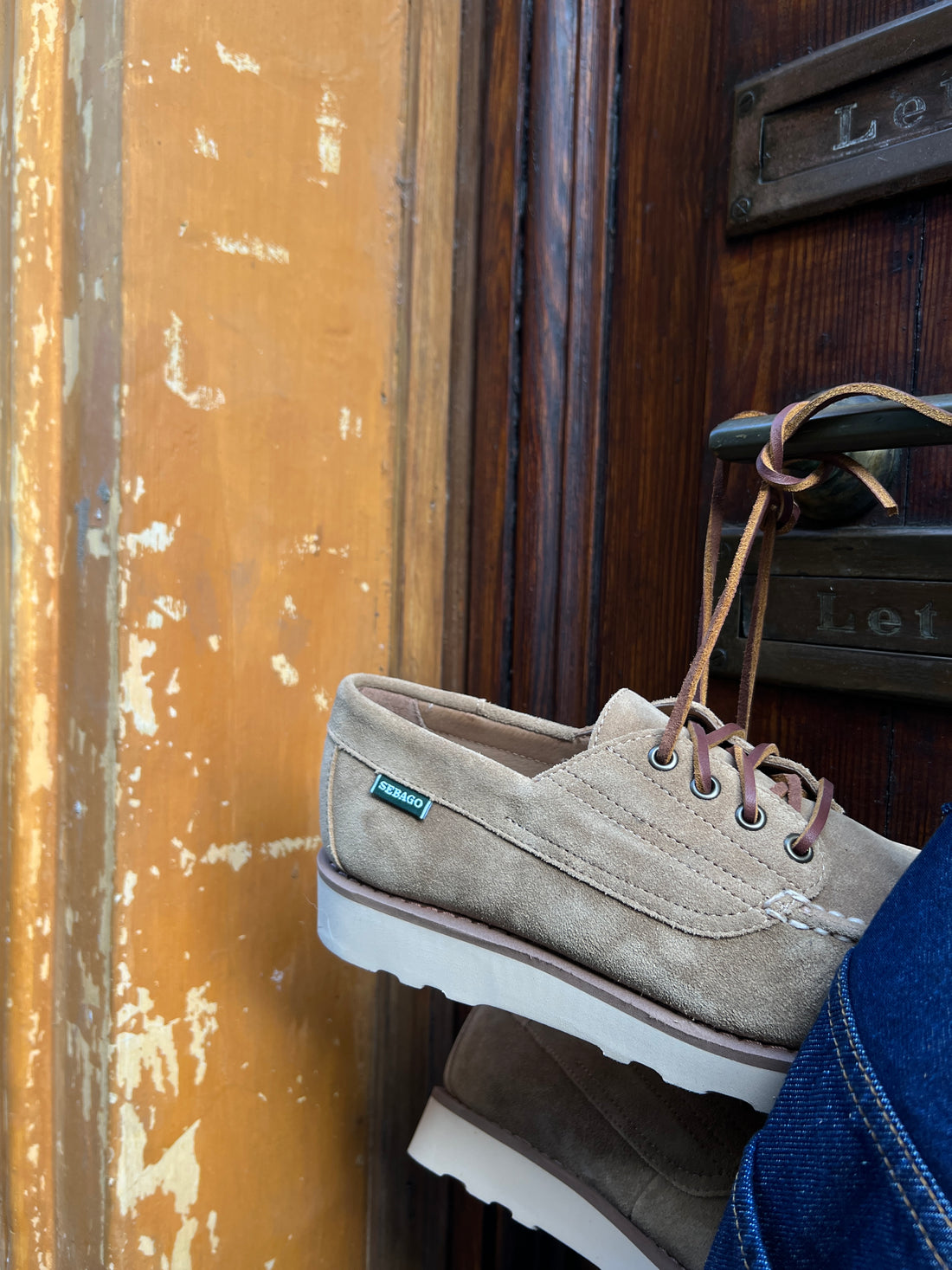 Sebago Askookfield Suede Beige Camel