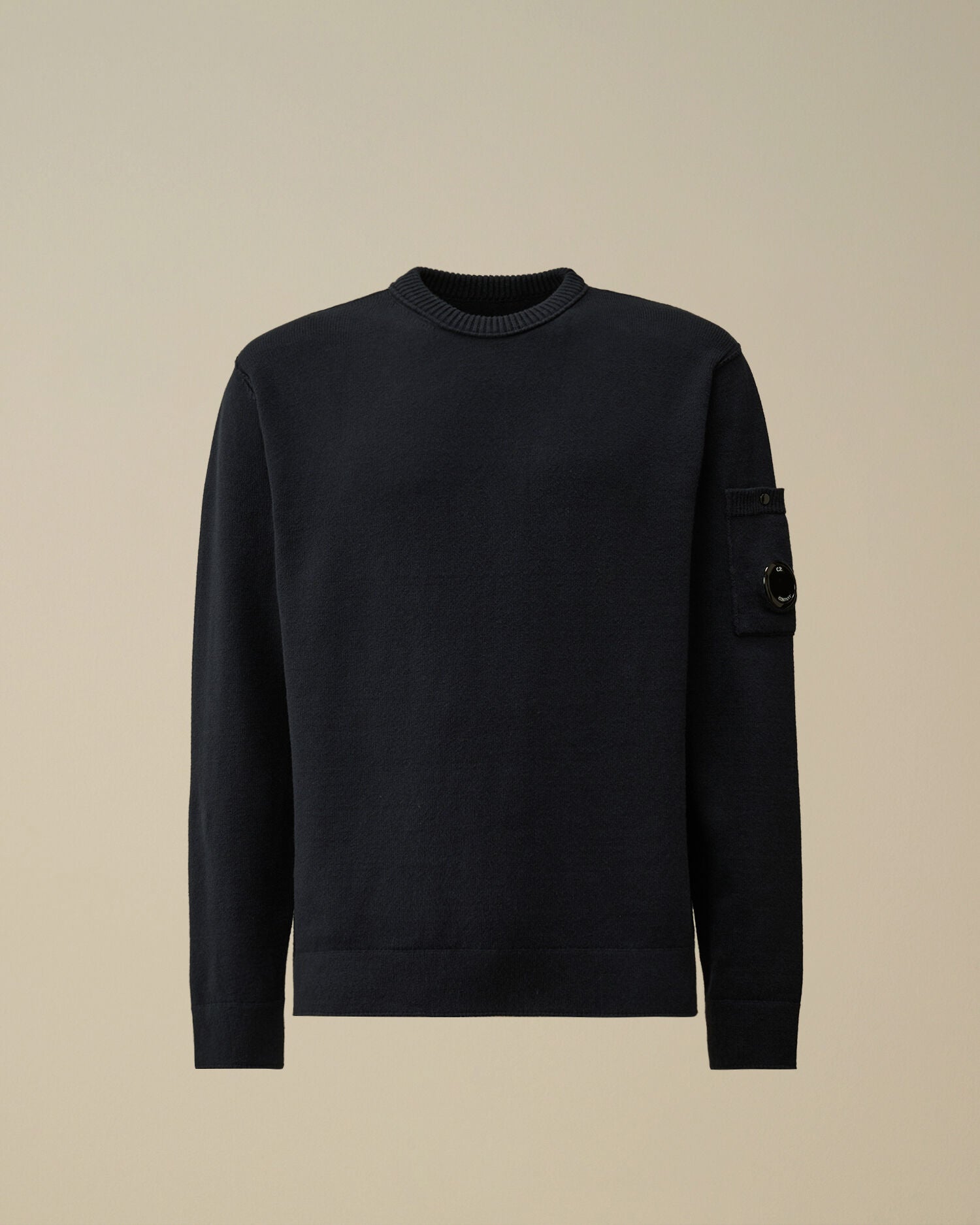 C.P.Company Crewneck Soft Cotton Total Eclipse
