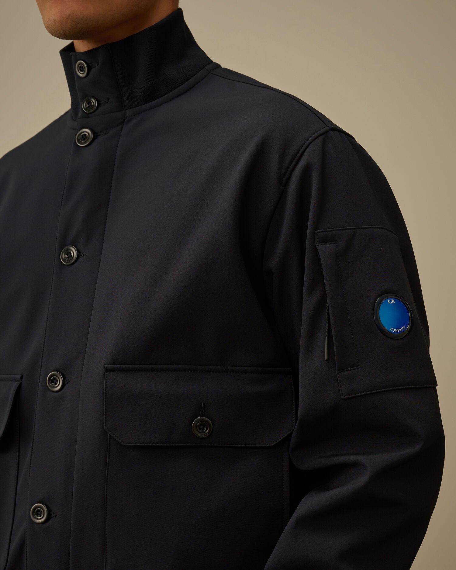 C.P. Company Shell-R Bomber Jacket Total Eclipse