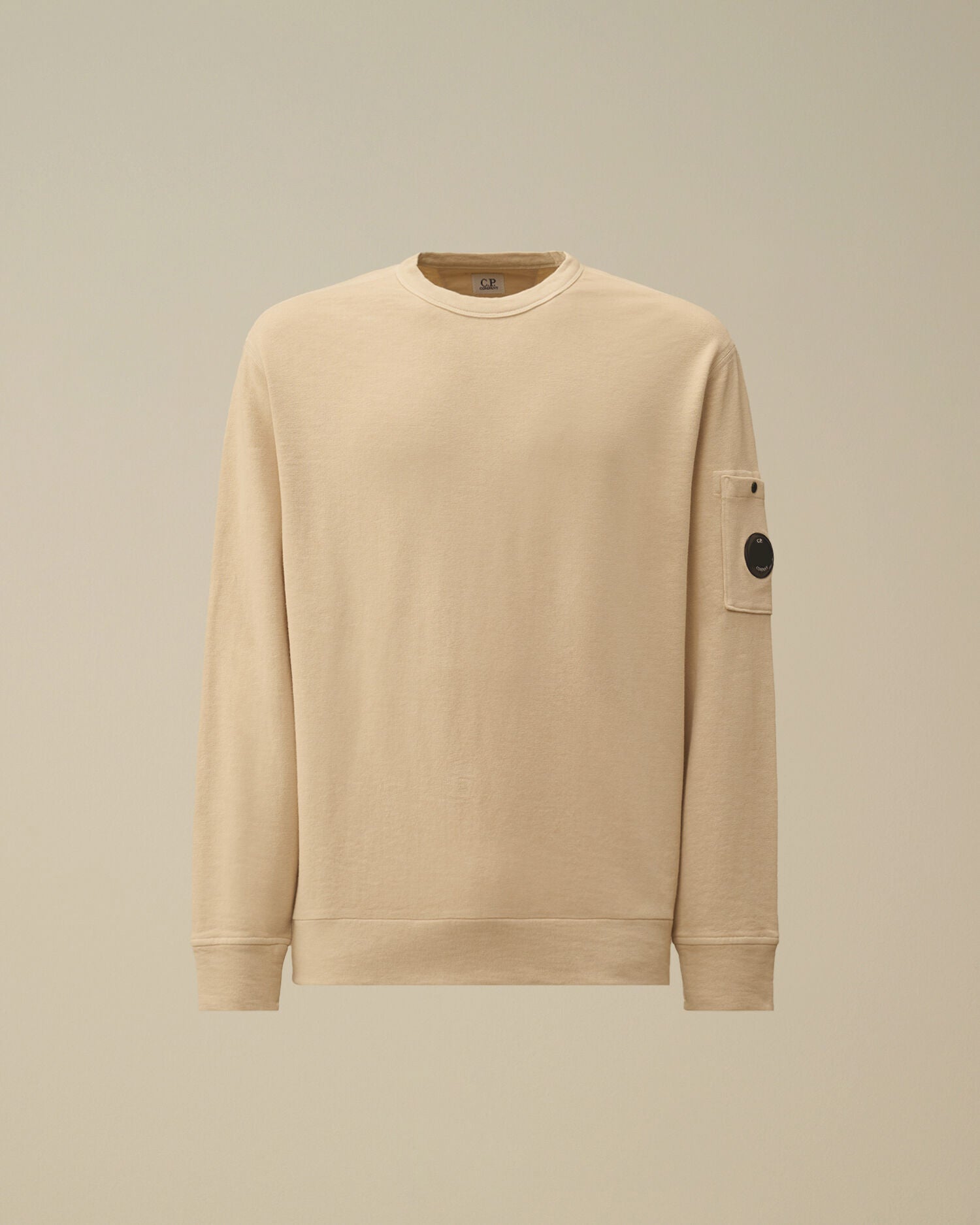 C.P. Company Malfilè Fleece Lens Sweatshirt Frozen Dew