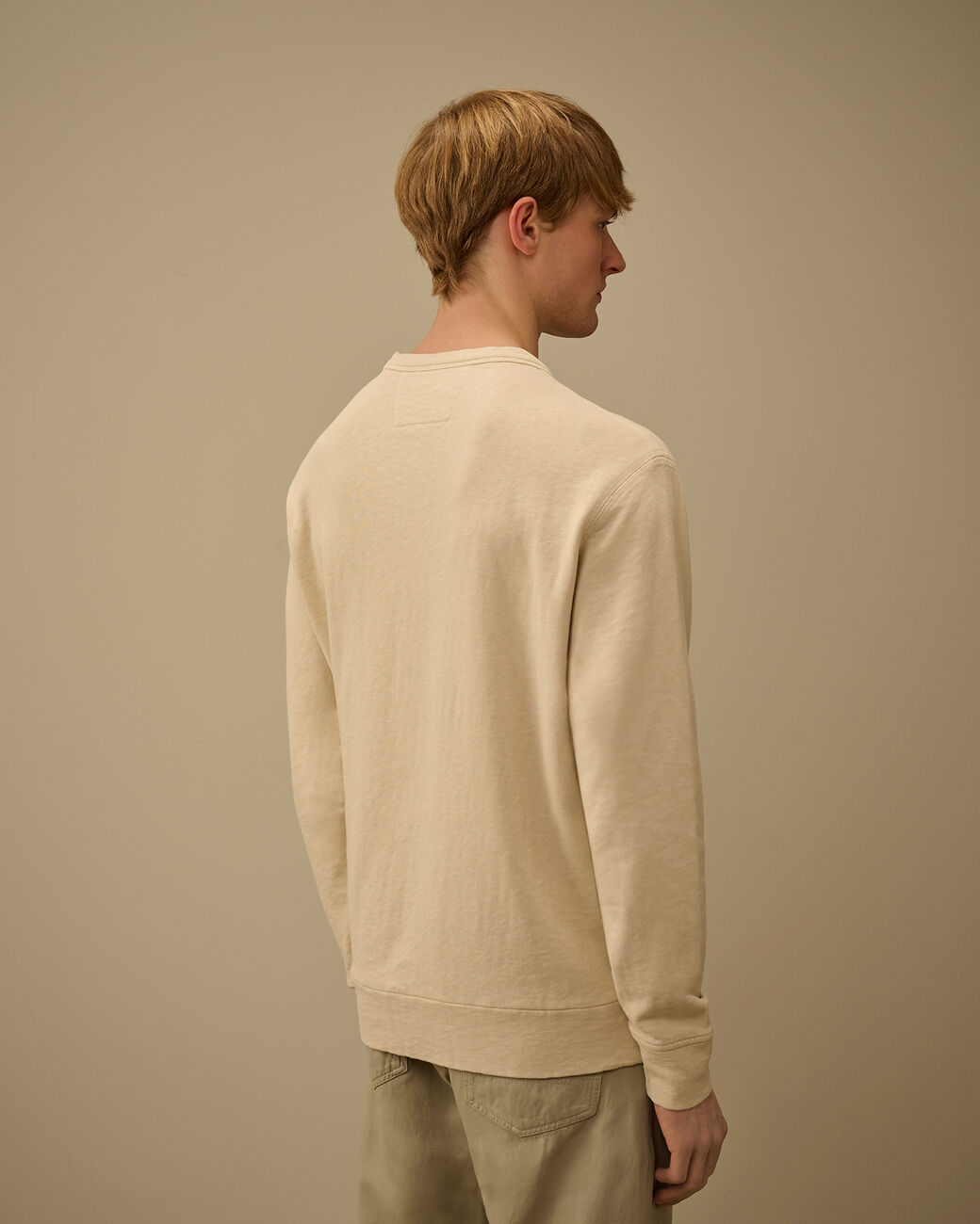 C.P. Company Malfilè Fleece Lens Sweatshirt Frozen Dew