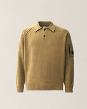 C.P. Company Chenille Cotton Polo Ermine