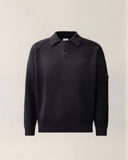 C.P. Company Chenille Cotton Polo Total Eclips