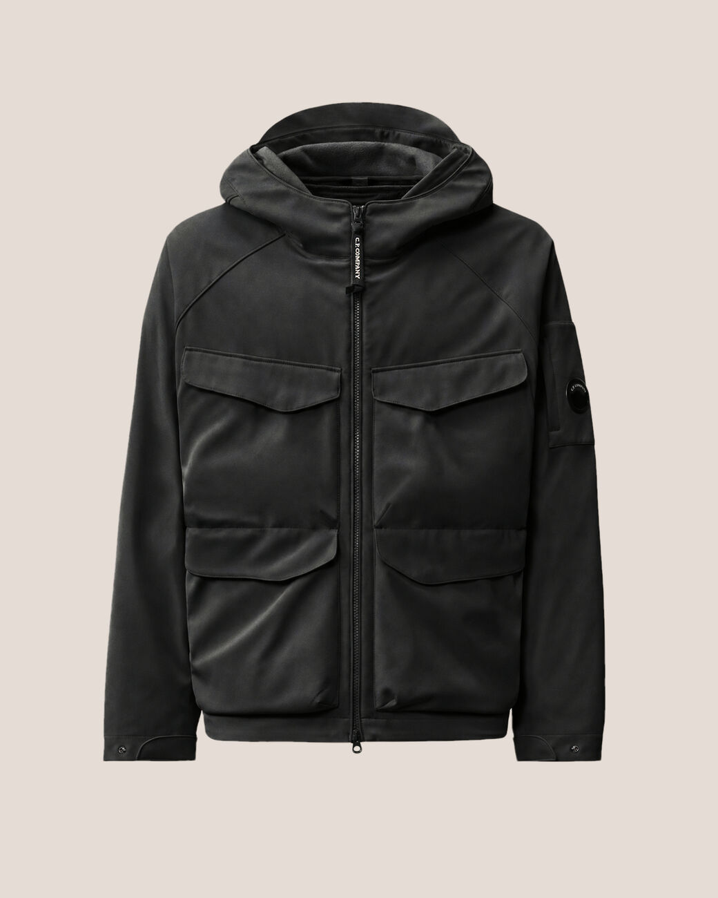 C.P. Company Shell-R Hooded Jacket Black