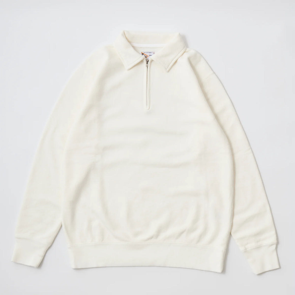 Felco NYC LS Half Zip 10oz Sweat Natural