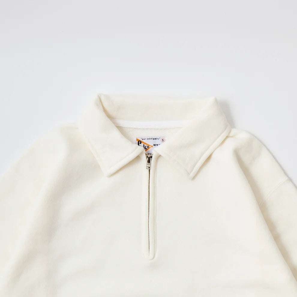 Felco NYC LS Half Zip 10oz Sweat Natural