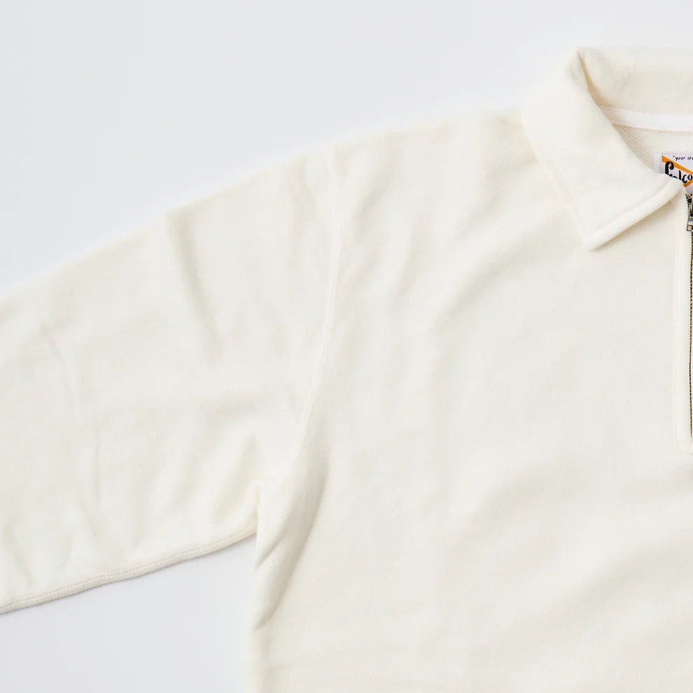 Felco NYC LS Half Zip 10oz Sweat Natural