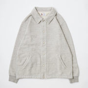 Felco NYC French Terry Coach Jacket 16oz Twisted Grey