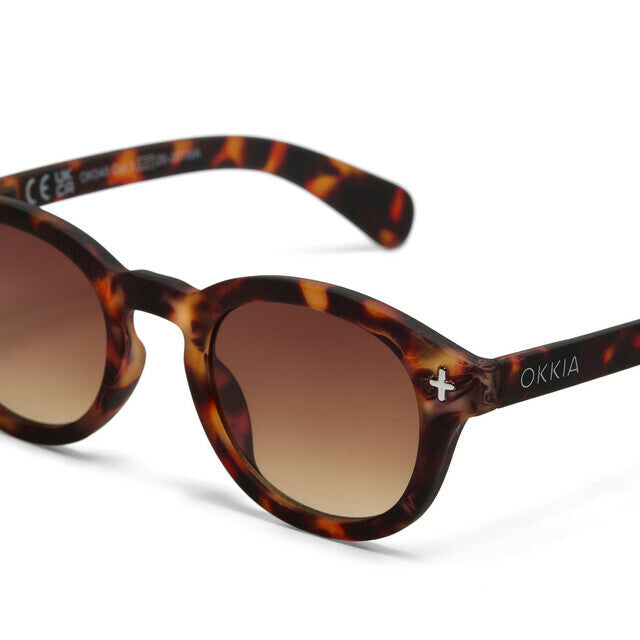 Okkia Occhiale da Sole Milano Soft Touch Classic Havana