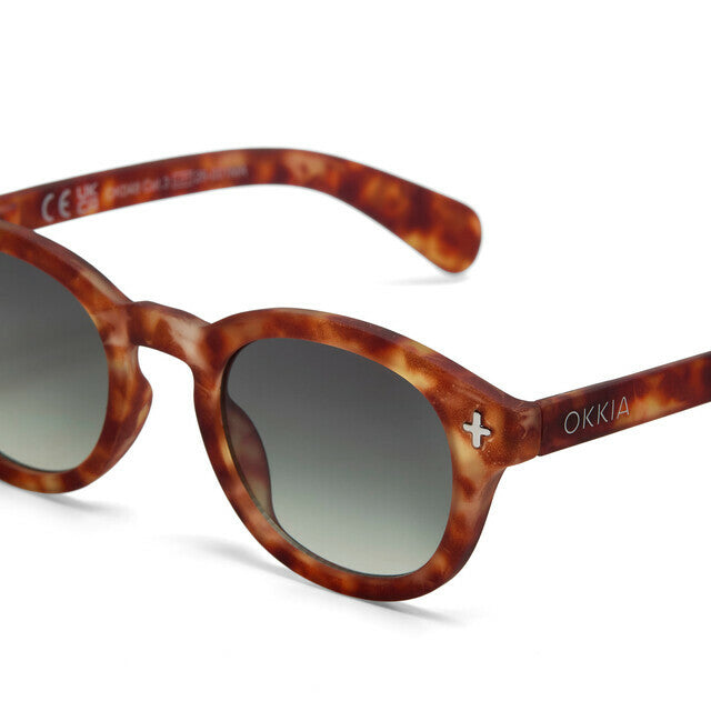 Okkia Occhiale da Sole Milano Soft Touch Sahara/Havana