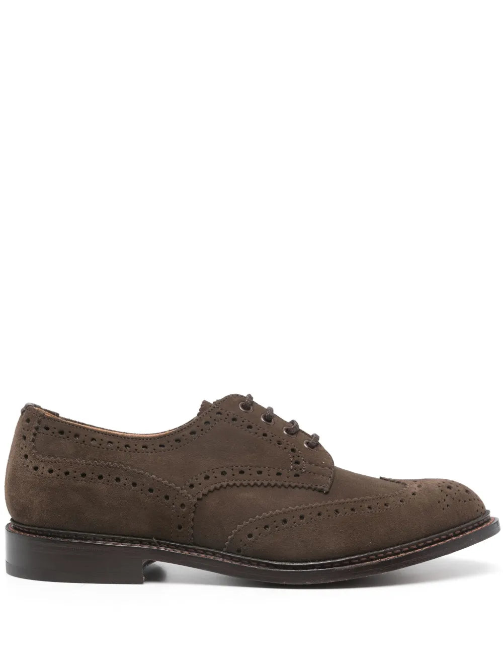 Tricker's Derby Flint Repello Suede Brogues 5633/296