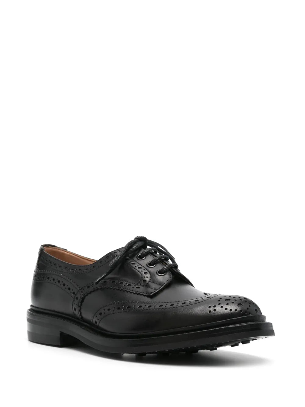 Tricker's Derby Bourton Black Pampus Brogues