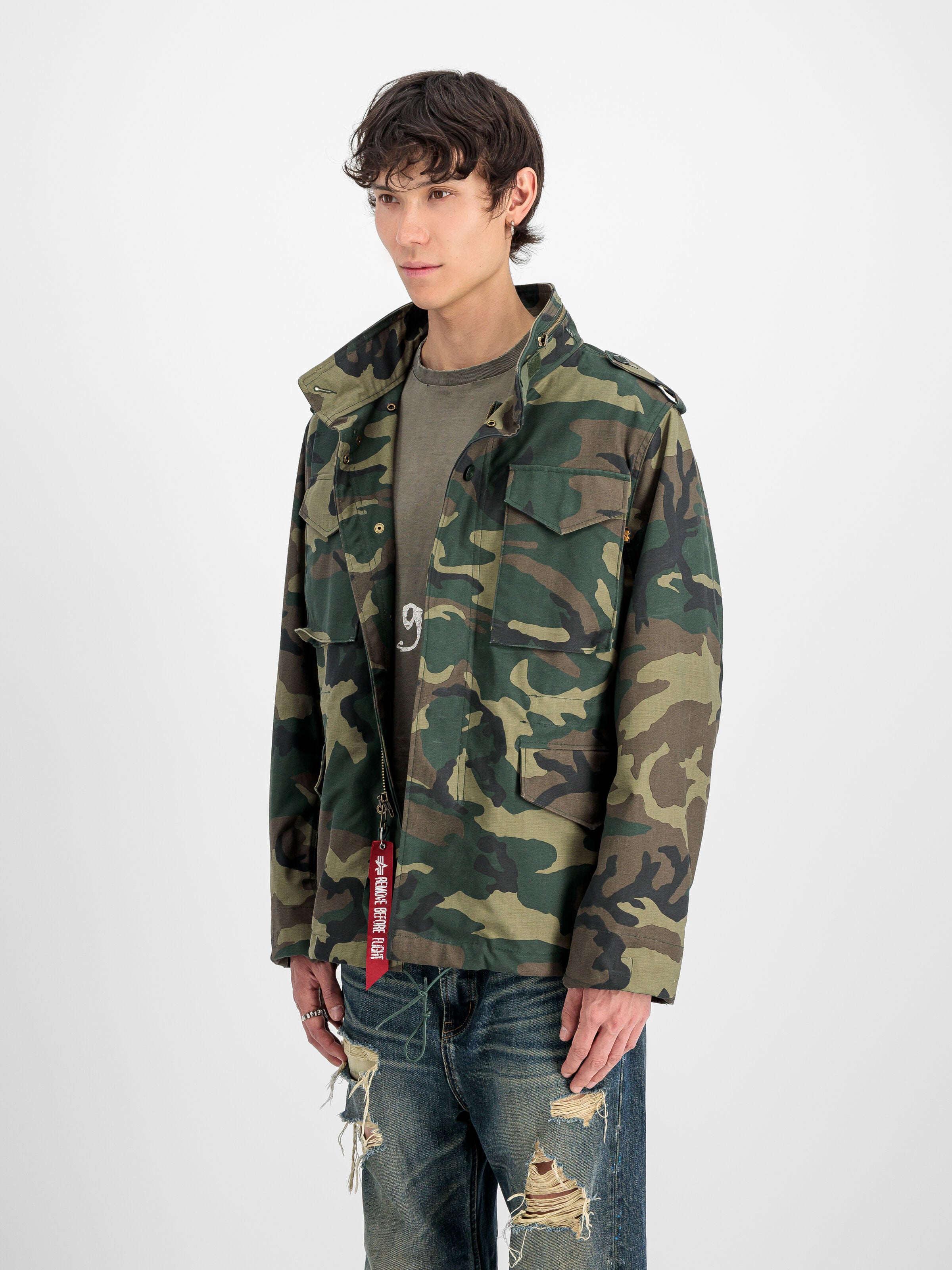 Alpha Industries Studio M-65 Camo Field Jacket Regular Fit