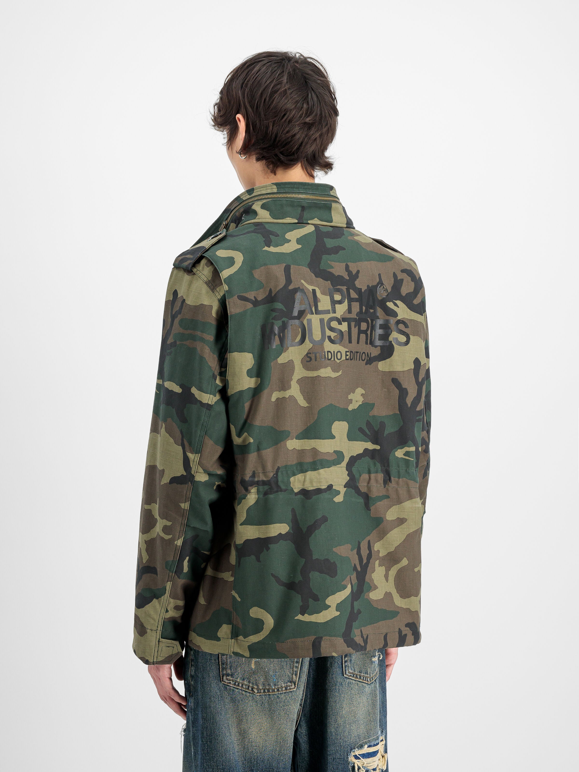 Alpha Industries Studio M-65 Camo Field Jacket Regular Fit