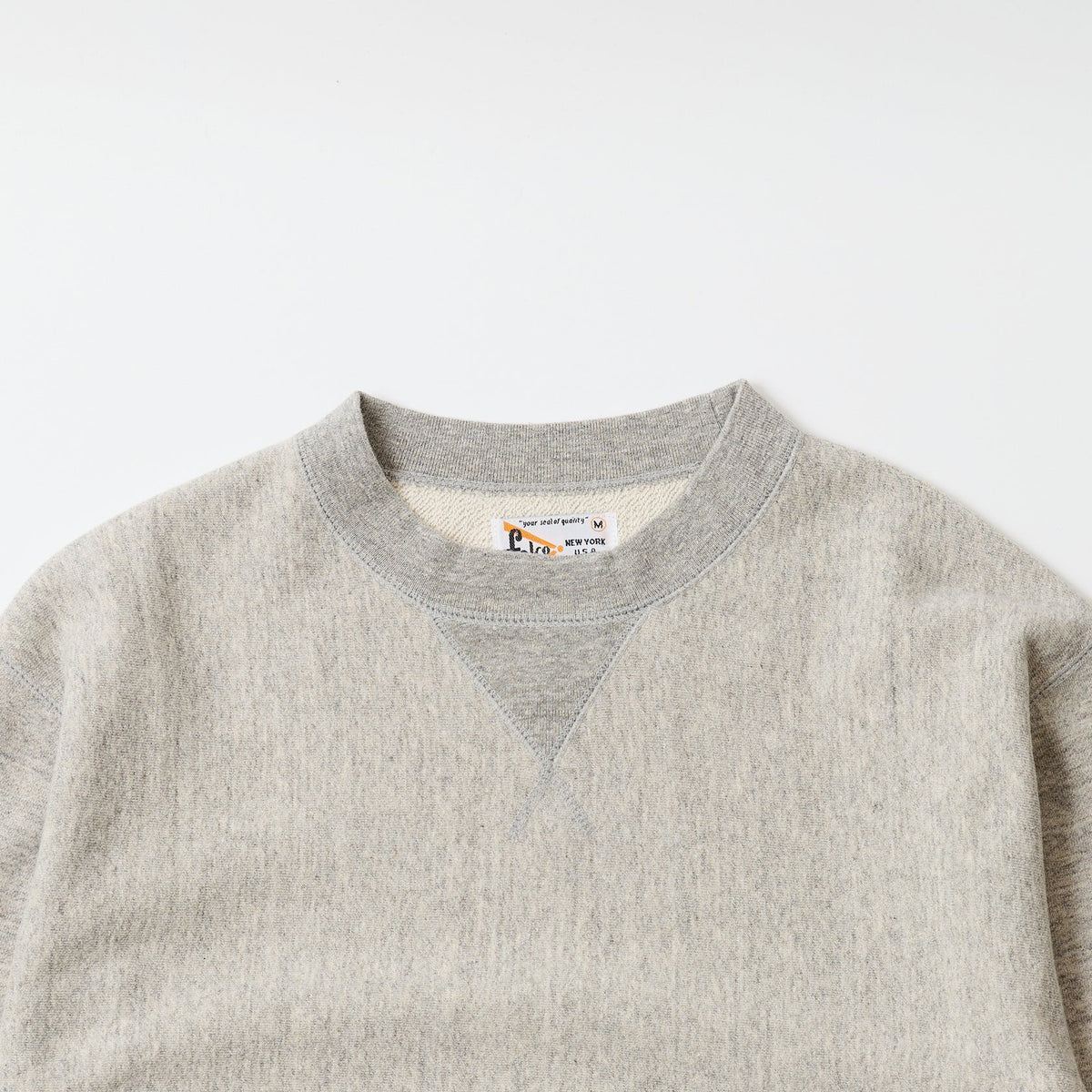 Felco NYC LS V-Gusset 10oz Sweat Twisted Grey