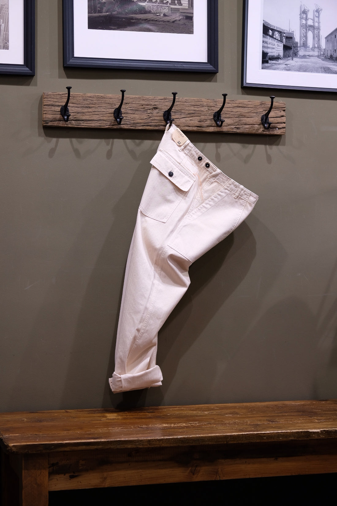 Fortela New Fatigue Pants Off White
