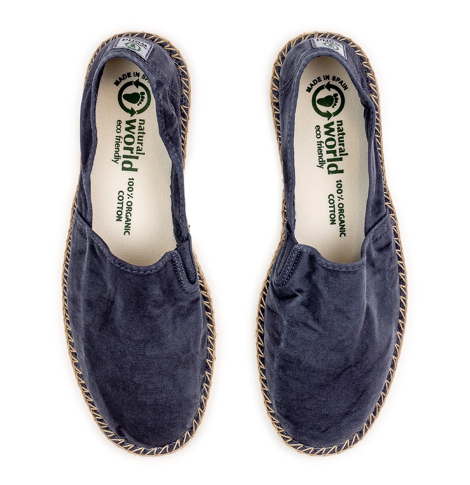 Natural World Eco Espadrillas Old Trebol Marino