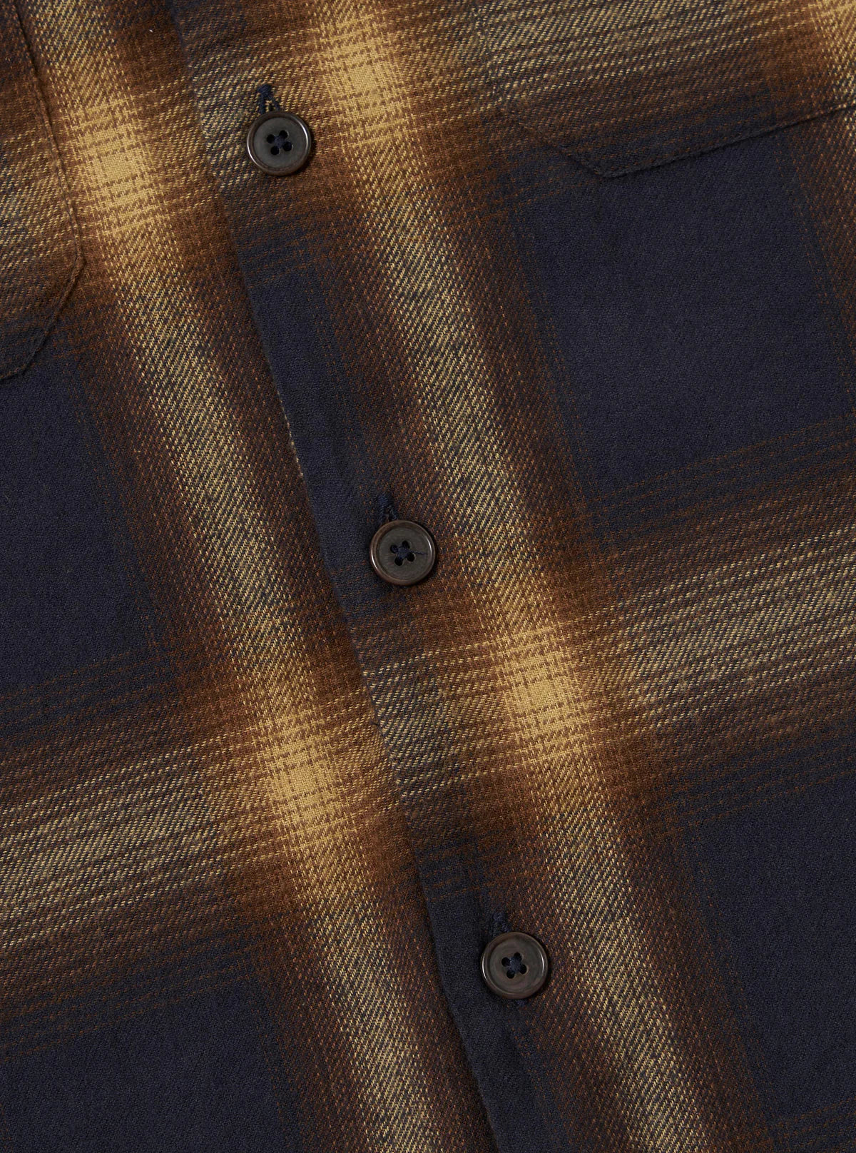 Universal Works Utility Shirt Canyon Check Navy