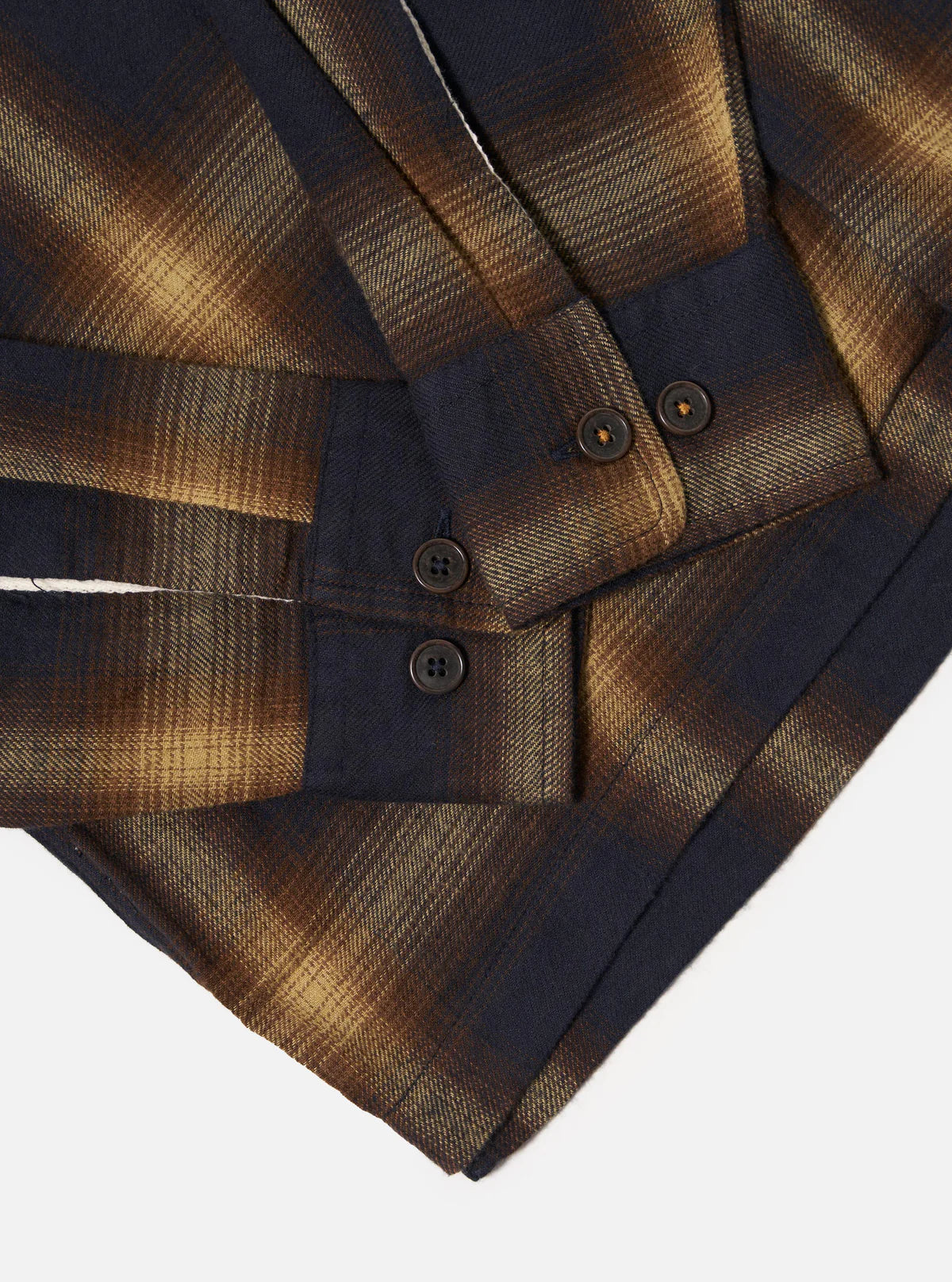 Universal Works Utility Shirt Canyon Check Navy