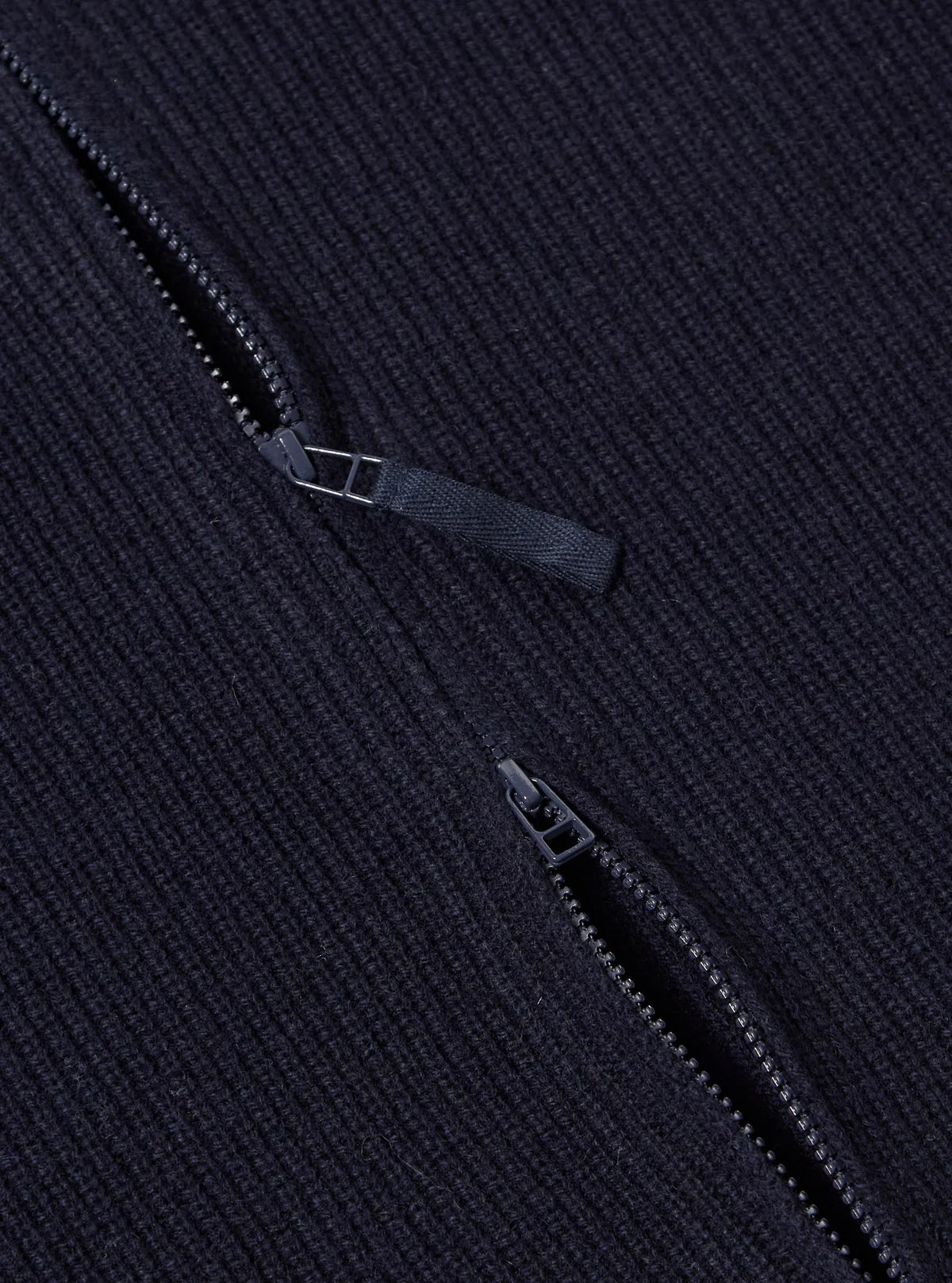Universal Works Zip Cardigan Eco Wool Navy