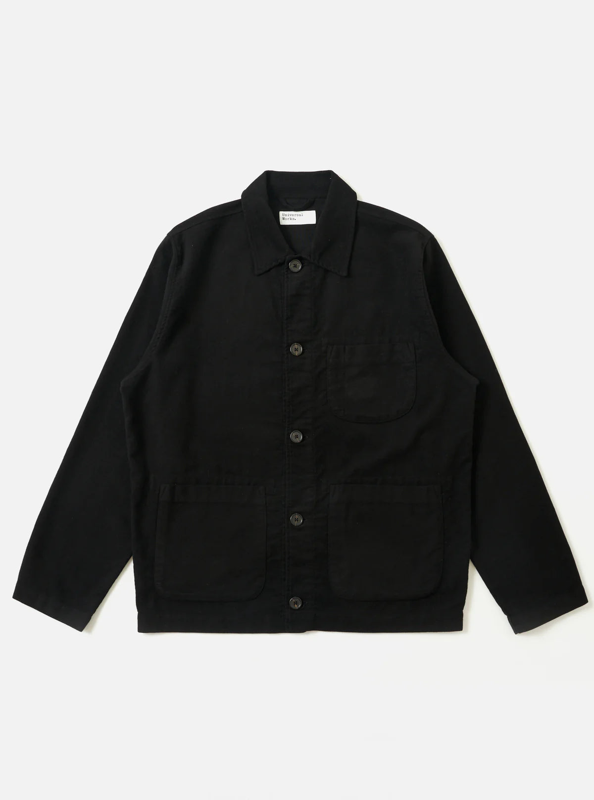Universal Works Comfort Moleskin Field Jacket Black