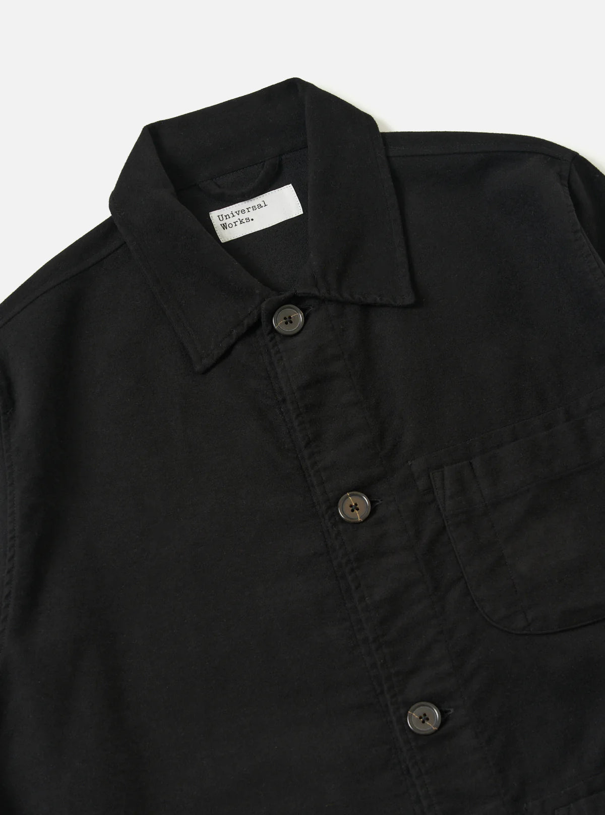 Universal Works Comfort Moleskin Field Jacket Black