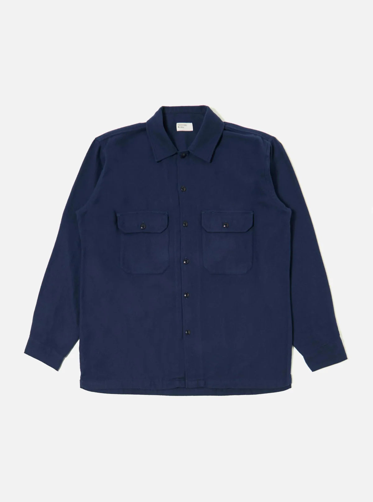 Universal Works Alaska Cotton Utility Shirt Navy