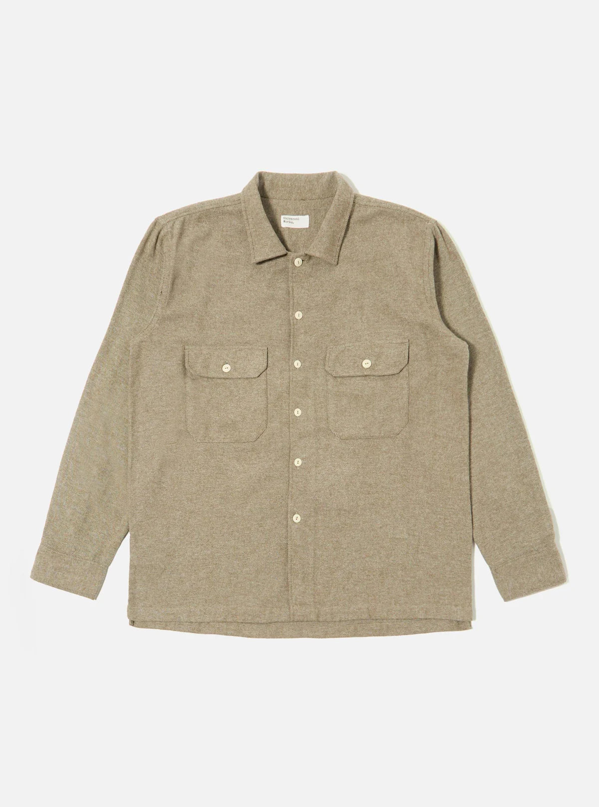 Universal Works Alaska Cotton Utility Shirt Olive