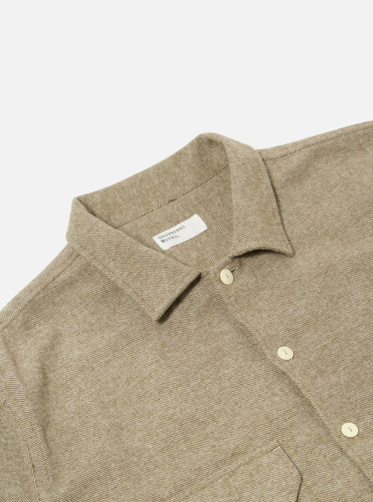 Universal Works Alaska Cotton Utility Shirt Olive