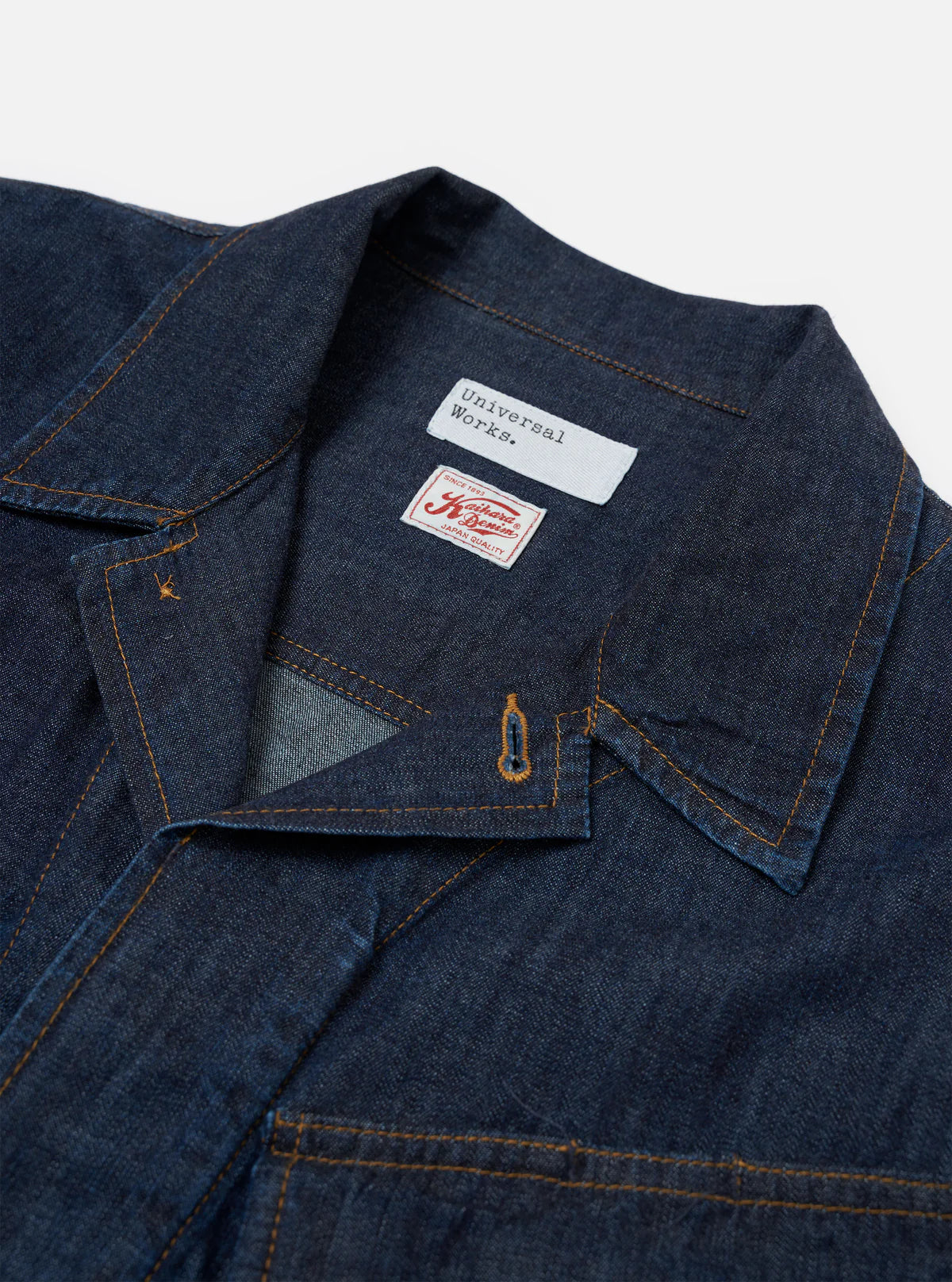Universal Works Jungle Jacket Kaihara Denim Indigo