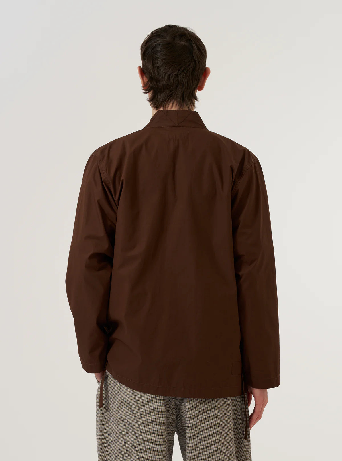 Universal Works Osaka Work Jacket Peached Poplin Brown