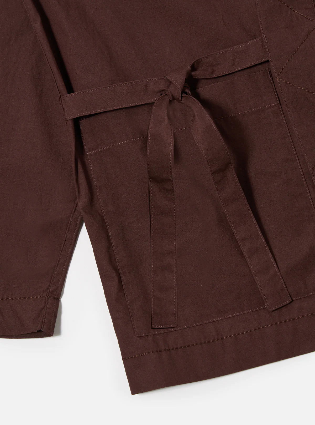 Universal Works Osaka Work Jacket Peached Poplin Brown