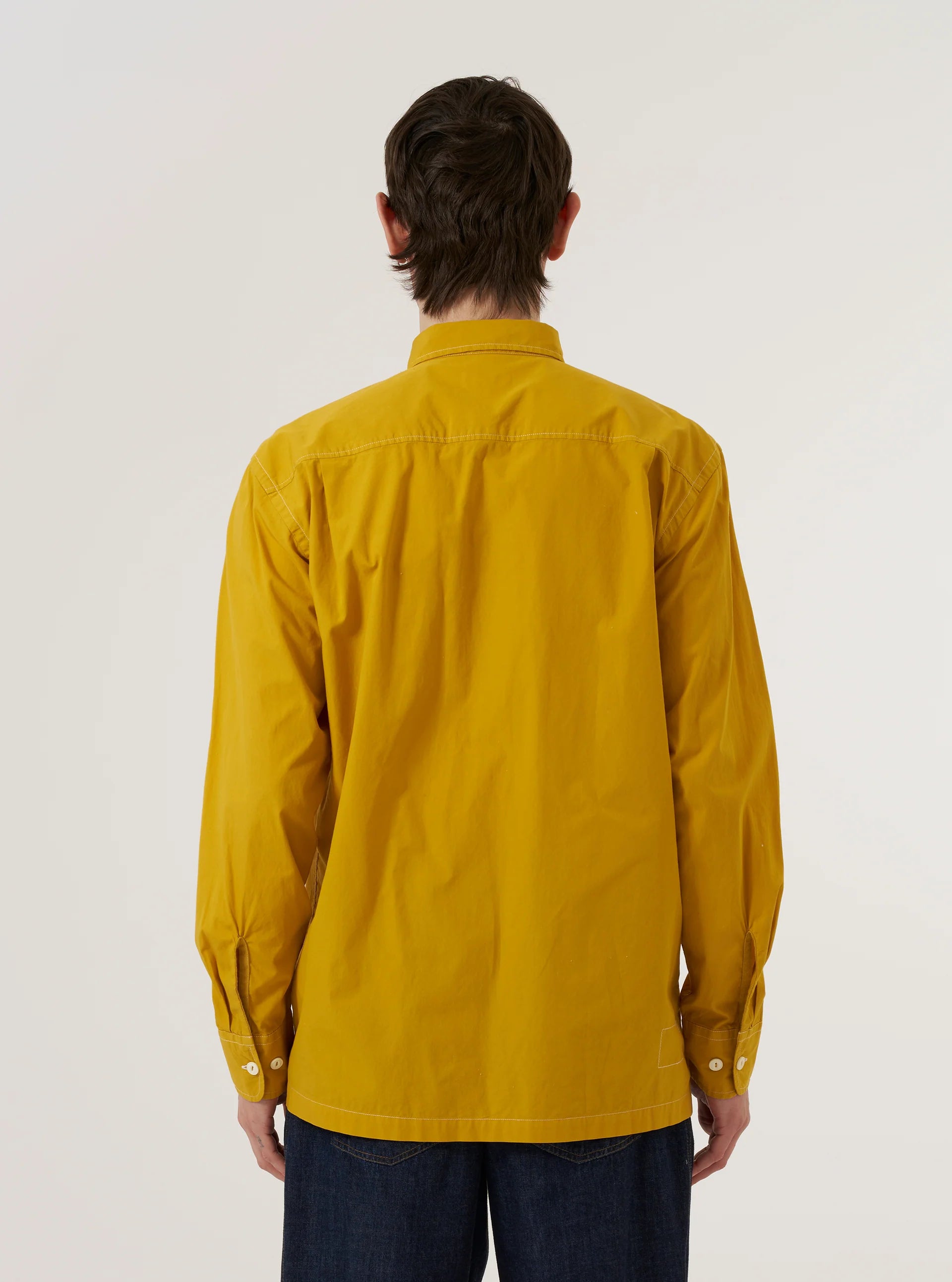Universal Works CPO Shirt Organic Fine Poplin Golden Brown