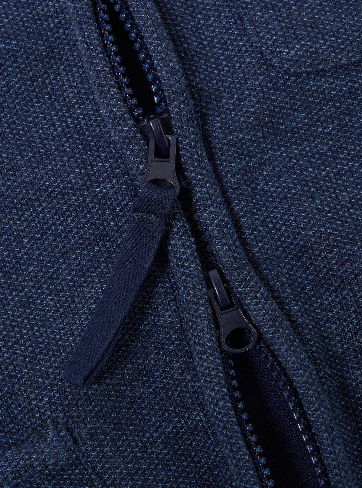 Universal Works Maiorca Jersey Zip Gilet Navy