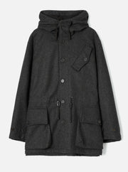 Universal Works Mombray Boston Parka Grey Marl