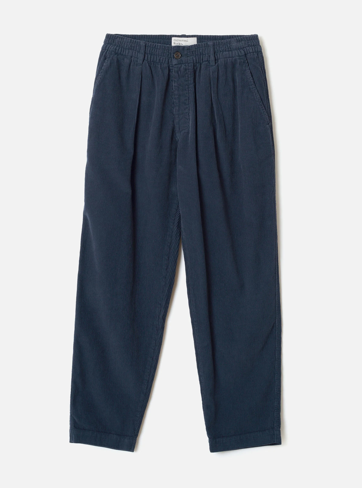 Universal Works Cord Pleated Track Pant Dk.Navy
