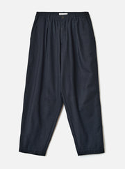 Universal Works Tweed Pleated Track Pant Navy
