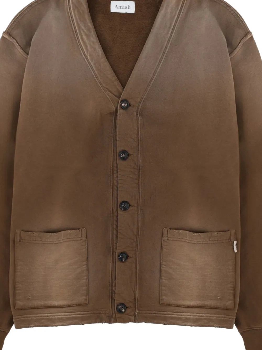 Amish Cardigan Sweater Destroyed Mushroom